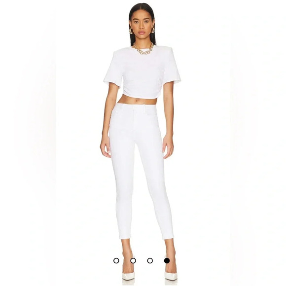 ! Pistola White Aline High Rise Skinny - Picture 1 of 7